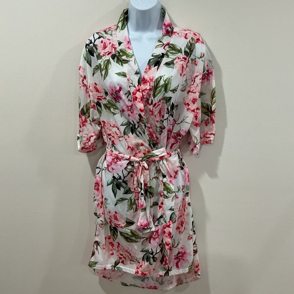 Show Me Your Mumu Brie Floral Thin Robe Womens Belted Garden of Blooms One‎ Size
